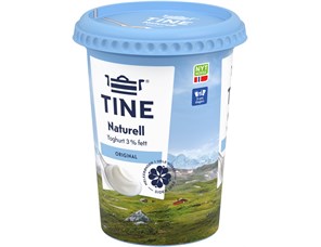 Tine yoghurt naturell 500G. 
