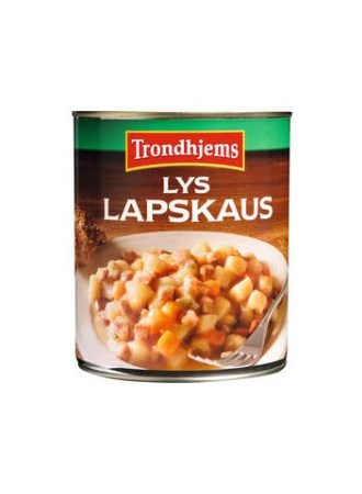 LAPSKAUS LYS L 800G BX TRONDHJEMS |